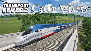 Transport Fever 2  Cab View  First Person View  AS 75  Amtrak Avelia Liberty [upl. by Sudaorb582]