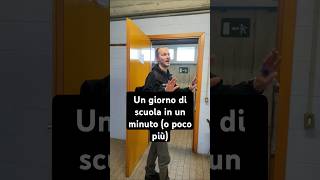 Una giornata di scuola in 1 minuto o poco più prof scuola sketch gag comedy funny ironia [upl. by Aillicsirp]