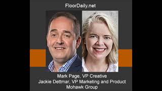 FloorDailynet Jackie Dettmar amp Mark Page Discuss Mohawk Groups Multiple Design Awards at NeoCon [upl. by Hirai]