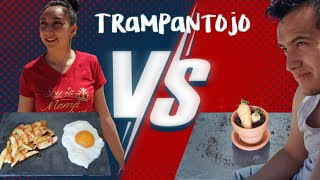 TRAMPANTOJO recetas faciles huevo frito con patatas🍳 maceta de zanahoria 🥕 [upl. by Raamaj]