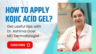 How to Apply Kojiglo Gel  kojic acid Gel  Dr Ashima Goel  Dermatologist in Punjab  Chandigarh [upl. by Mathias265]