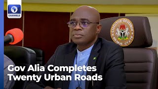 Benue Infrastructures Gov Alia Completes Twenty Urban Roads [upl. by Arrad305]