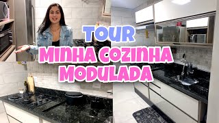 TOUR PELA MINHA COZINHA MODULADA COMO EU FIZ E VALORES [upl. by Docile572]