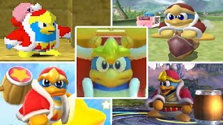 Evolution of Playable King Dedede in Kirby Games 2000  2018 [upl. by Amiarom6]