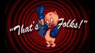 Porky Pig Looney Tunes Thats all folks [upl. by Franek]