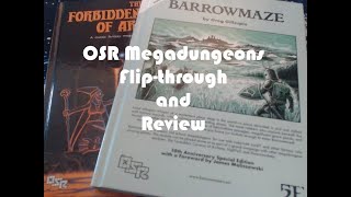 OSR Megadungeons  Flipthrough and Review [upl. by Euqinorev]