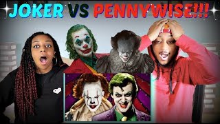 Epic Rap Battles Of History quotThe Joker vs Pennywisequot REACTION [upl. by Anassor926]