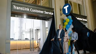 TransLink unveils new Customer Service Centre [upl. by Flodur]