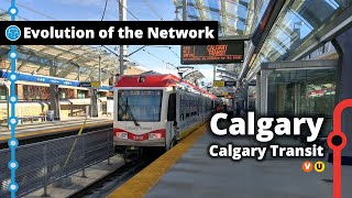 Calgarys CTrain amp Transitway Network Evolution [upl. by Ellenor]