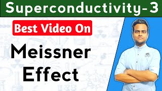 Meissner Effect In Superconductors  Meissner Effect In Hindi Superconductivity [upl. by Llenna555]