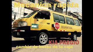 KIA PREGIO cambio de bases de la caja [upl. by Harret]