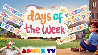 Days of the Week  Nursery Rhymes amp Kids Songs I Catchy Tunes I A Fun Animated Adventure [upl. by Lledniuq188]