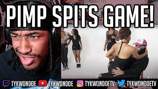 Pimp SPITS GAME To 6 Girls At Once Making Them GET WILD During Blind Date its KiannaJay Primetime [upl. by Leyameg]