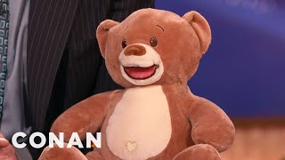 Introducing WikiBear The WikipediaPowered Teddy  CONAN on TBS [upl. by Ymmac]