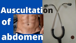 Auscultation of abdomen sounds  Venous Hum sound  Friction rub sound  Borborygmi bowel sounds [upl. by Ecirtael]