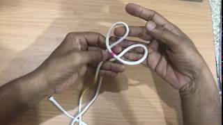 Easiest way of making Pavitra Knot or Pavitra Granthi [upl. by Ecyor]