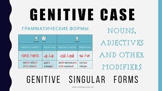 Basic Russian 2 Genitive Case Singular Nouns and Modifiers [upl. by Amabelle]