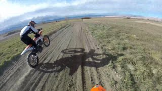 First Ride at quotThe Rez MXquot in Wapato Wa  2024 KTM 150 XCW [upl. by Nnaylime]