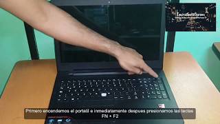 Como ingresar en bios setup portatil lenovo ideapad 110 [upl. by Vocaay]