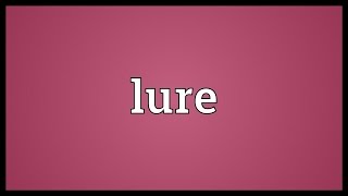 Lure Meaning [upl. by Ahsinel224]