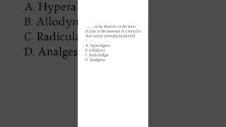 Quiz Time  Pain amp analgesia 2 anesthesia pharmaquiz [upl. by Toolis]