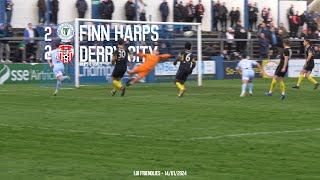 Clips Finn Harps 22 Derry City  140124 [upl. by Modesta]