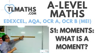 ALevel Maths S101 Moments What is a Moment [upl. by Ane]