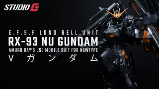 CUSTOM BUILD GUNPLA  RG NU GUNDAM 30K SUBS GIVEAWAY [upl. by Bernette268]