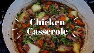 Chicken Casserole inspired by Mary Berry  Easy Recipe [upl. by Ettenor145]