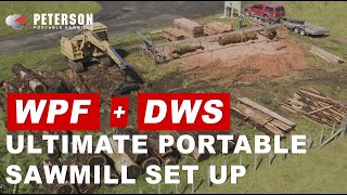 Ultimate Portable Sawmill Set Up [upl. by Crispen]