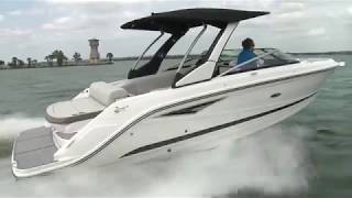 2019 Sea Ray SLX 280 Boat Review [upl. by Nawiat]