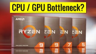 CPUGPU Bottleneck Tested Ryzen 5600X vs 5800X vs 5900X vs 5950X [upl. by Valina512]