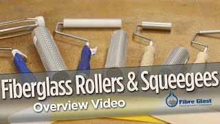 Fiberglass Rollers amp Squeegees [upl. by Airamana262]