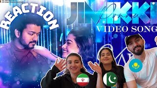 Jimikki Ponnu Song Reaction  Thalapathy Vijay  Foreigners React [upl. by Ettevol]