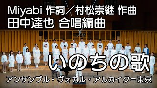 いのちの歌（Miyabi 作詞／村松崇継 作曲／田中達也 合唱編曲） [upl. by Sheree88]