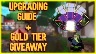 Vesteria Indepth UPGRADING Guide  GOLD TIER GIVEAWAY [upl. by Atinaujnas]