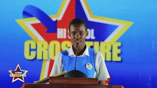 WAR SHOULD NEVER BE JUSTIFIEDCROSSFIRE DEBATE2023LAKESIDE COLLEGE LUZIRA VS RUBAGA GIRLSPT 1 [upl. by Oisinoid359]