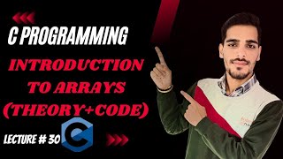 Array in c  Introduction of array  C Programming lecture 30 [upl. by Sherourd]