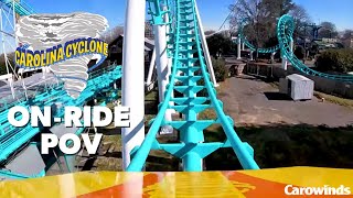 Carolina Cyclone Official OnRide POV [upl. by Oneal]