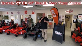 Introduction to Gravely ZTHD 52 Zero Turn Mower [upl. by Charles]