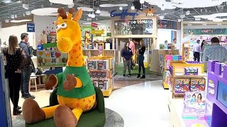 Look inside the first new Toys R Us in New Jersey mall [upl. by Enylorac]