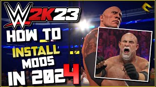 WWE 2k23 How to Install MODS in 2024ULTIMATE GUIDE [upl. by Spiro]