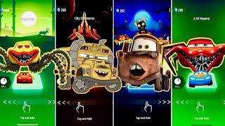 🏎️ Car Eater vs Cursed Miss Fritter vs Tow Mater vs Lightning Mcqueen Eater  Coffin Dance 🪩 [upl. by Thay]