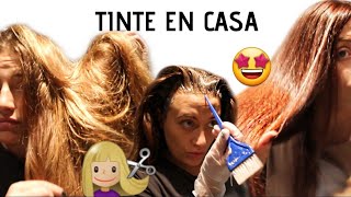 COMO TEÑIRTE SOLA EL CABELLO EN CASA CORRECTAMENTE Estudié peluquería😊👍🏼  Sara Bruno [upl. by Seaman]