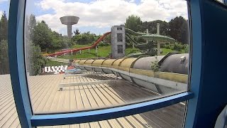 Blue Coaster Water Slide at Splashdown Poole [upl. by Torosian]