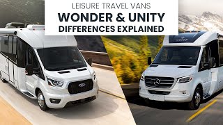 Unity and Wonder differences explained which Leisure Travel Van should you choose [upl. by Jandel947]