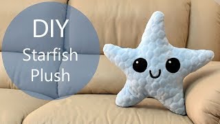 DIY Starfish Plush  with Free Templates [upl. by Arorua]