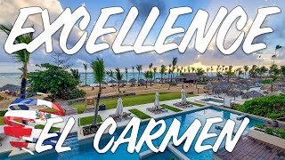 Excellence El Carmen  Excellence Club Beachfront Honeymoon TwoStory Rooftop Terrace Suite Tour [upl. by Saiff]