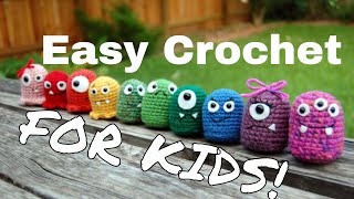 9 Super Easy Crochet Projects for Kids to Make [upl. by Jefferson120]