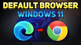 How To Make Google Chrome Default Browser In Windows 11 [upl. by Bettye]